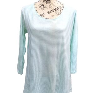 Simons Twik women's striped ¾ sleeves t-shirt size M